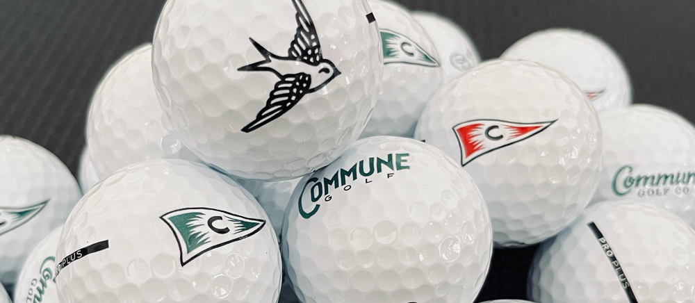 Golf Balls by Commune Golf - Golf with attitude and style - Golf balls with logo
